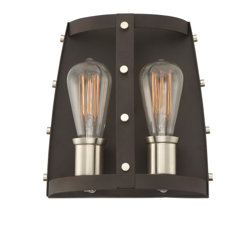 Designers Fountain Pro Plus 91602-RT Presidio 2 Light Wall Sconce