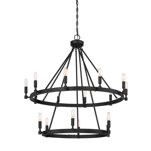 Designers Fountain Pro Plus 925816-BK Fiora 16 Light Chandelier