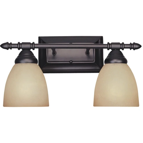 94002-ORB - Apollo 2 Light Wall Sconce - Designers Fountain Pro Plus