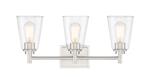 Designers Fountain Pro Plus 95703-SP Westin 3-Light Bathroom Fixture Designers Fountain Pro Plus 95703-SP Westin 3-Light Bathroom Fixture
