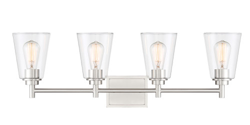 Designers Fountain Pro Plus 95704-SP Westin 4-Light Bathroom Fixture Designers Fountain Pro Plus 95704-SP Westin 4-Light Bathroom Fixture