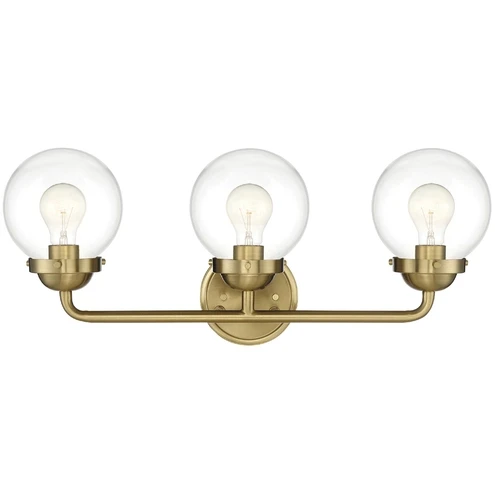 95903-BG - Knoll 3-Light Bathroom Fixture - Designers Fountain Pro Plus