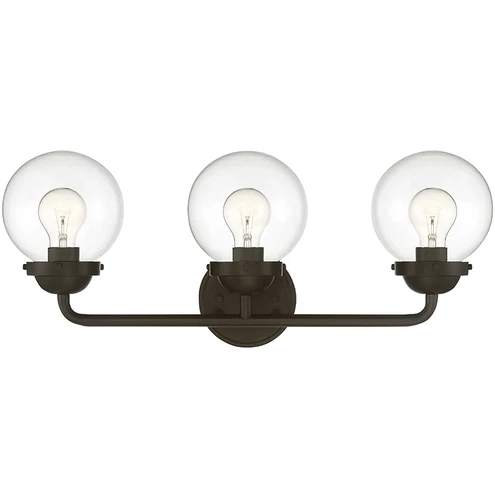 95903-ORB - Knoll 3-Light Bathroom Fixture - Designers Fountain Pro Plus