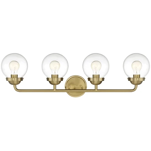 95904-BG - Knoll 4-Light Bathroom Fixture - Designers Fountain Pro Plus