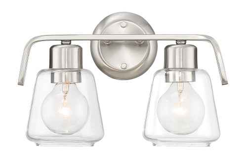 Designers Fountain Pro Plus 96202-SP RILEY 2-Light Bathroom Fixture Designers Fountain Pro Plus 96202-SP RILEY 2-Light Bathroom Fixture