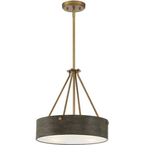 D228M-16P-OSB - Erba 3 Light Pendant - Designers Fountain Pro Plus