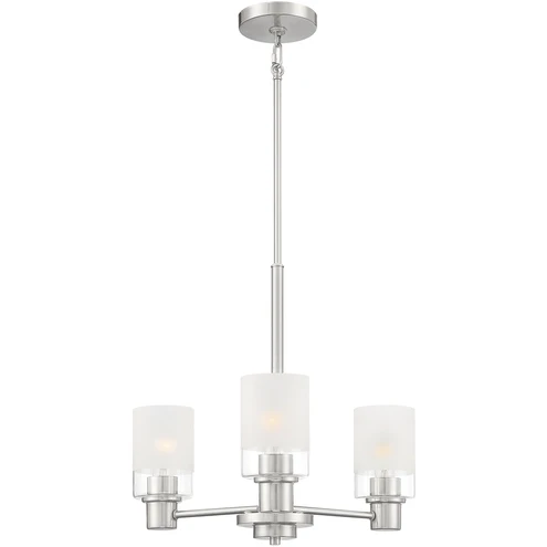 D236M-3CH-BN - Cedar Lane 3 Light Chandelier - Designers Fountain Pro Plus