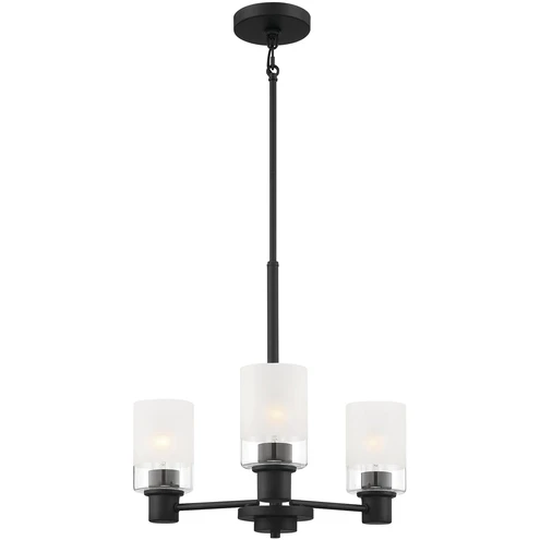 D236M-3CH-MB - Cedar Lane 3 Light Chandelier - Designers Fountain Pro Plus