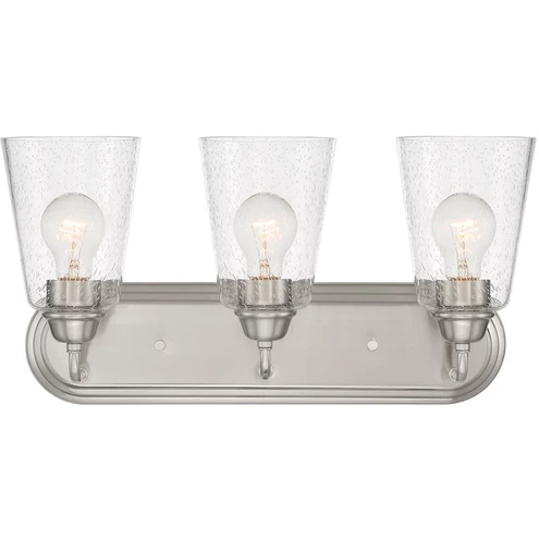 D241M-3B-BN - Zane 3 Light Vanity - Designers Fountain Pro Plus