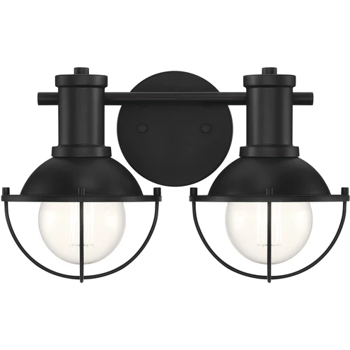 D243M-2B-MB - Dalton 2 Light Vanity - Designers Fountain Pro Plus
