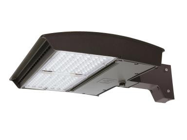 Maxlite M125U5S-CSBACR M Series 125W, 120-277V, Type 5S Square, CCT Select 3/4/5K, Bronze, Arm, C-Max Compatible