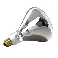 BR40CL125/1/CSTFX Halco Lighting Technologies BR40CL125/1/CSTFX 90320X Covershield Br40 125W Coated Heat Lamp E26 Hlt