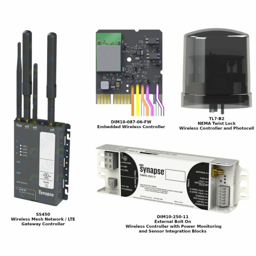 SS450-02 Spring Lighting Group SS450-02 SimplySNAP Site Controller, Gen 2, Verizon LTE-enabled, SSRA-ready Controls
