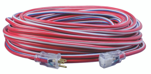 Southwire 2549SWUSA1 100-Feet Contractor Grade 12/3 Lighted End American Made Cord