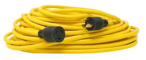 Southwire 9209SW8802 12/3 Heavy Duty 15 Amp SJTW Twist-To-Lock Extension Cord, 100