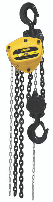 Southwire PCB500C15WO 5 Ton Chain Hoist with 15 ft. Chain Fall and overload protection