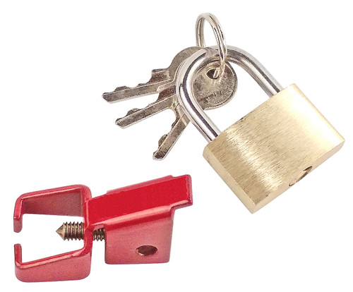 Southwire UBL2 Universal Breaker Lock - One Pole, W/Padlock