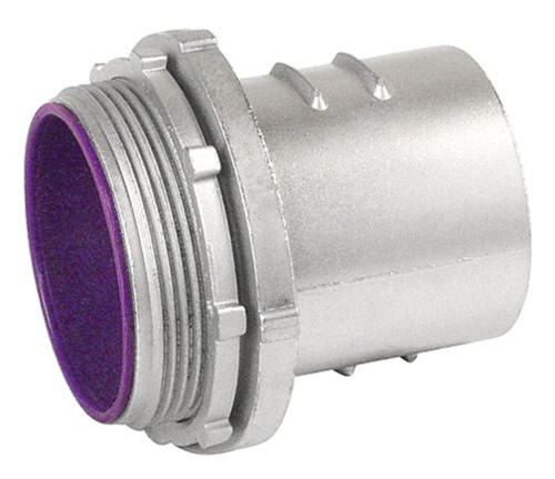 Southwire OF674-S 1" MC Cable Screw In Connector, Insulated - Zinc Die Cast