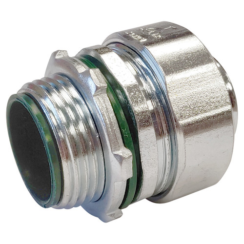 Southwire SSTR-100-B 1" Liquid-Tight Box Connectors, Straight, Insulated - Steel