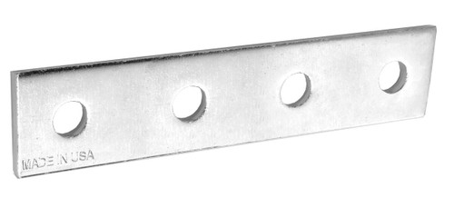 Southwire SFF32 Four Hole Splice Plate 1/4" thick Zinc Plated Steel