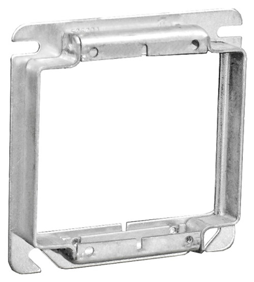 Southwire 52C24SQ 4" Square Two Gang Device Tile Ring - 1-1/2" Raised