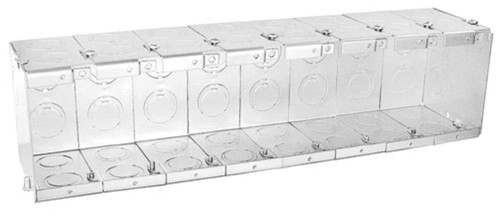 Southwire TB-835-G Eight Gang Masonry Box, 3-1/2" Deep - Gangable, W/ Conduit KO's