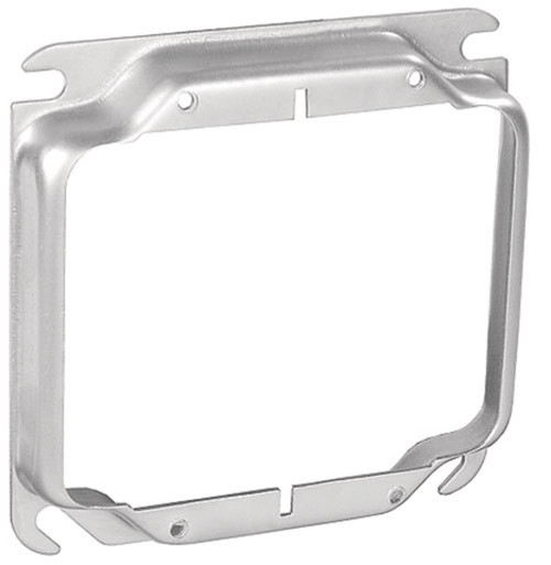 Southwire 52C18-5/8 4" Square Two Gang Device Ring - 5/8" Raised