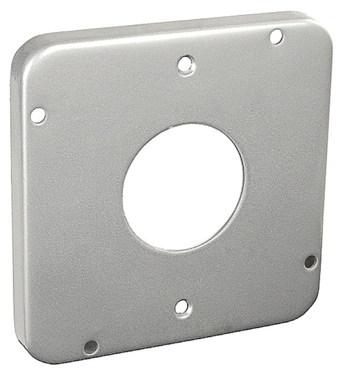 Southwire 72C45 4-11/16" Square Industrial Surface Cover, 1/2" Raised - 50A Twist-Lock
