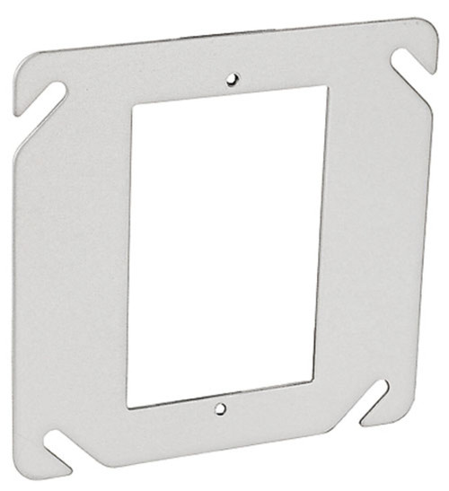 Southwire 52C62A 4" Square One Gang Device Ring - Flat