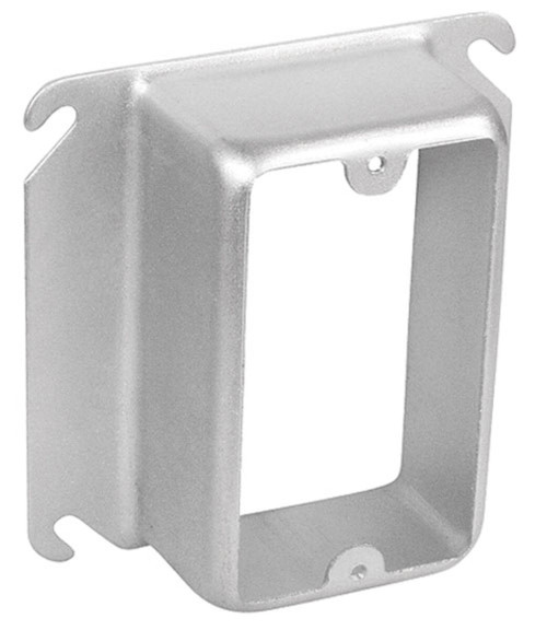 Southwire 52C22-SS 4" Square One Gang Device Ring - 1-1/2" Raised - Stainless Steel