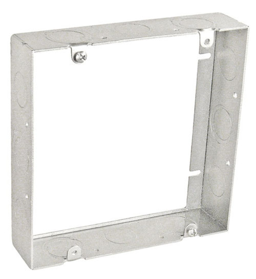 Southwire 6150-EXT 6" Square Extension Ring, 1-1/2" Deep - Welded, W/Conduit KO's