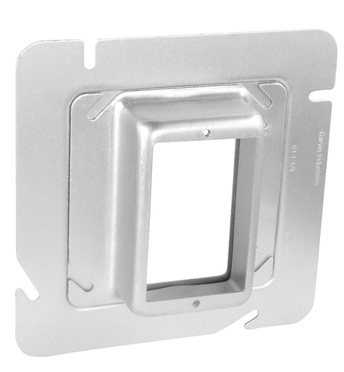 Southwire 51150 5" Square One Gang Device Ring - 1-1/2" Raised