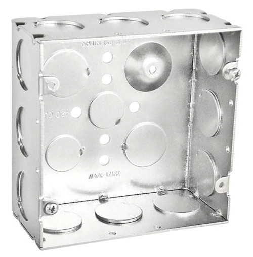 Southwire 72171-3/4W 4-11/16 Welded Junction Box, 2-1/8 in. Deep, 3/4 in. Knockouts
