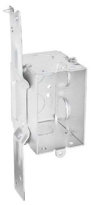 Southwire G603-F 3" X 2" Bracketed Switch Box, 3-1/2" Deep - Gangable, W/ Conduit KO's