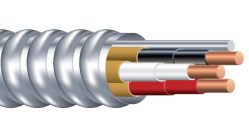 Southwire MC54 Duraclad¨ Type AC-HCF Steel Armor Health Care Facility