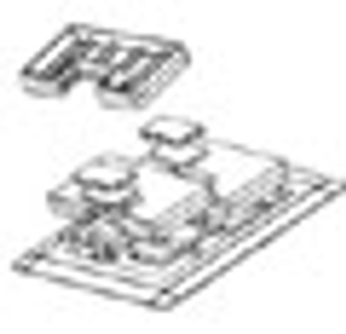 Carlon E9762B Cover Assy Double Brown