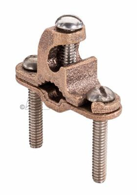 Topaz Lighting 627 1/2" - 1" Bronze - Lay-In Lug Style Combination Ground Clamps for Bare Wire