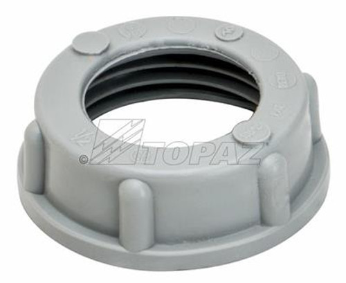 Topaz Lighting 831 1/2" Rigid Plastic Insulating Bushings, 105¡C Flame Retardant