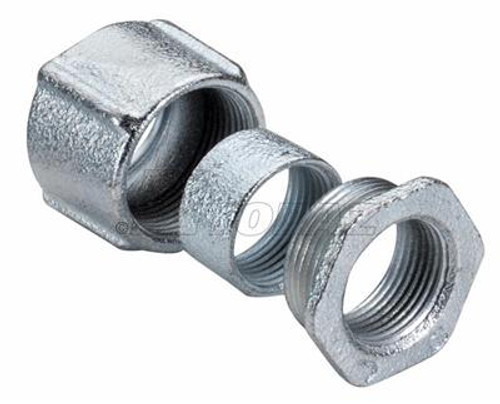 Topaz Lighting 851 1/2" 3 Piece Rigid Malleable Iron Couplings