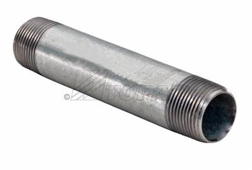 Topaz Lighting 64512 1/2" x 2" Conduit Nipples Galvanized Steel