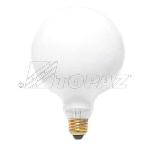 Topaz Lighting 150G40WH-51 150W White 5" Globe Lamp 130V