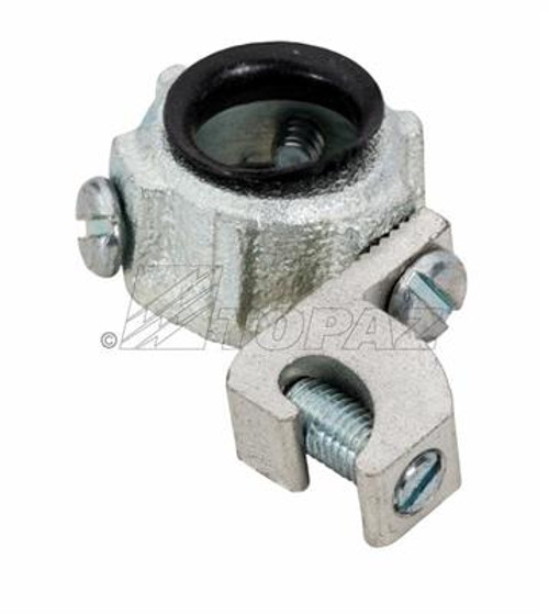 Topaz Lighting 338MSS 3" Insulated Malleable Iron Metallic Grounding Bushings Threadless