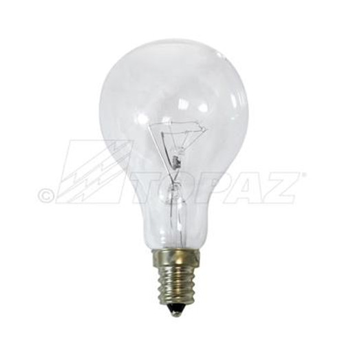 Topaz Lighting 40A15C/CL/FAN-51 40W A15 Clear Fan Bulb E12-Base