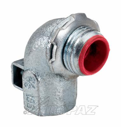 Topaz Lighting 490TBS 3/8" 90¡ Insulated Throat Top-Bite Saddle Type Connector