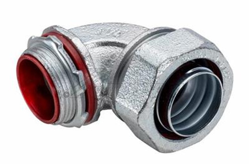 Topaz Lighting 496S 2" 90¡ Liquidtight Connector with Insulated Throat