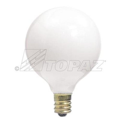 Topaz Lighting 60G16.5WH-51 60W 2" Globe Lamp 130V