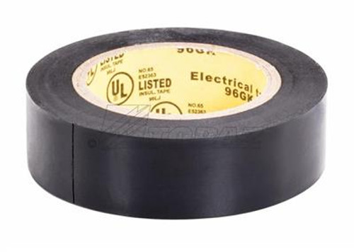 Topaz Lighting 867T 1.5" x 66' Black Electrical Tape