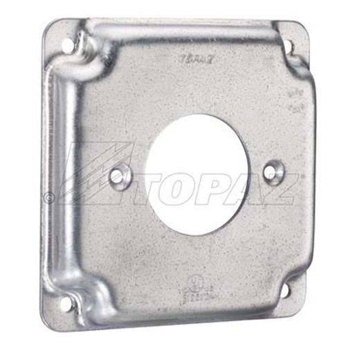 Topaz Lighting C2251 4" Square Industrial Surface Covers 20A 1.6" Diameter