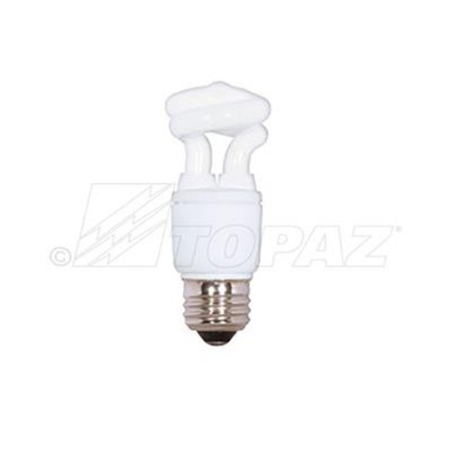 Topaz Lighting CF9/SMS/27-46 9W Compact Fluorescent Super Mini Spiral 120V