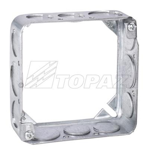 Topaz Lighting E4512 4" Steel Box Extensions 1-1/2" Deep 1/2" & 3/4" KO